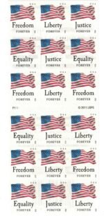 2012 US FLags -USPS Forever Stamps（Booklet） - Image 2