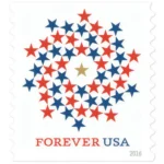 2016 Patriotic Spiral -USPS Forever Stamps（Booklet）