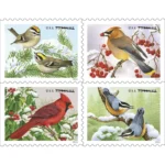 2016 Songbirds in Snow-USPS Forever Stamps（Booklet）