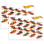 2018 Hot Wheels Cars-USPS Forever Stamps（Sheet） - Image 2