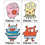 2021 Message Monsters-USPS Forever Stamps（Sheet）