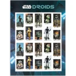 2021 Star Wars Droids-USPS Forever Stamps（Sheet） - Image 2