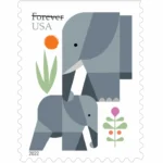 2022 Elephants-USPS Forever Stamps（Booklet）