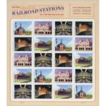 2023 Railroad Stations-USPS Forever Stamps（Sheet） - Image 2
