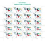 2024 Thank You,Healthcare Communit-USPS Forever Stamps（Sheet）