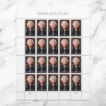 2025 Barbara Bush-USPS Forever Stamps（Sheet） - Image 3