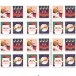 2021 A Visit From St. Nick-USPS Forever Stamps（Booklet） - Image 2